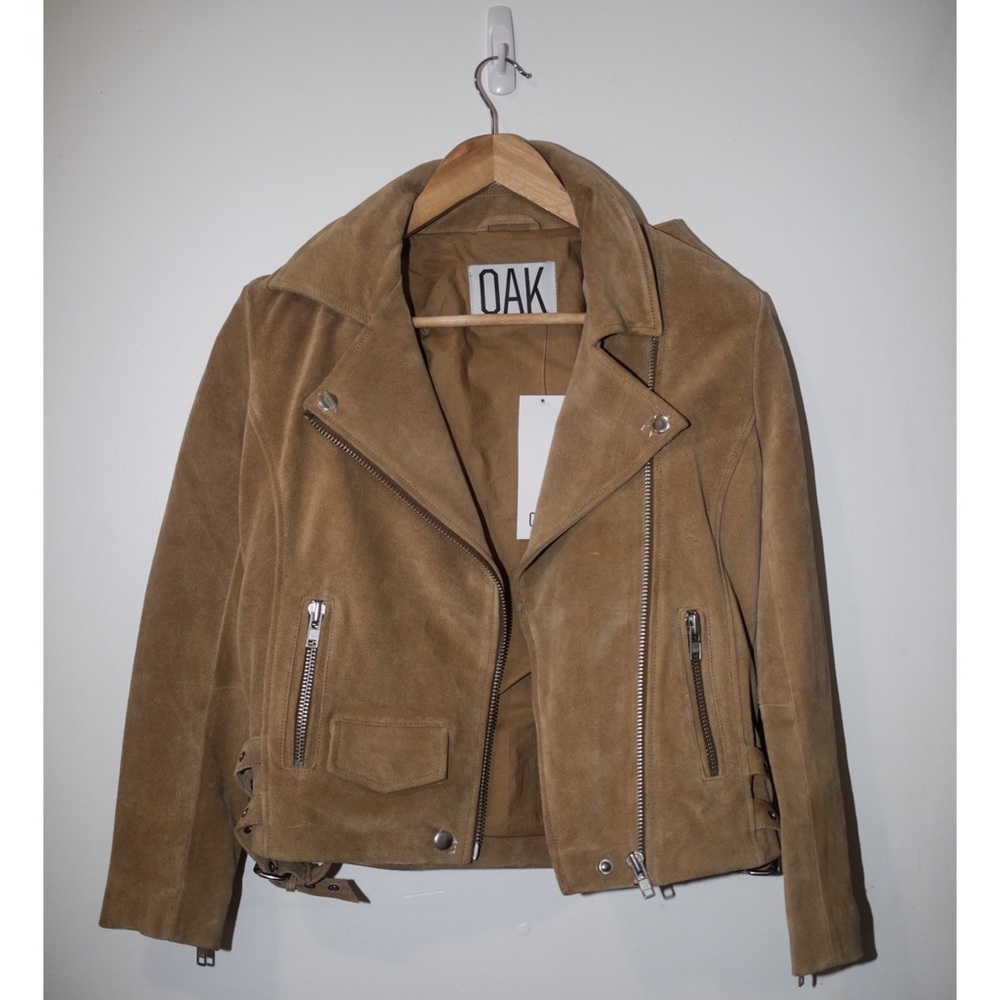 NWT OAKNYC Suede Jacket